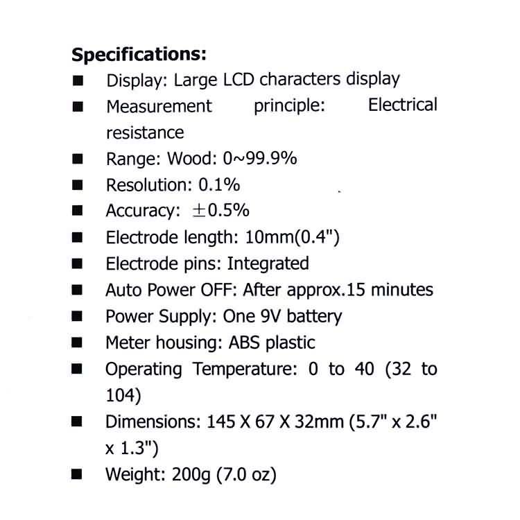 Digital Wood Moisture Meter