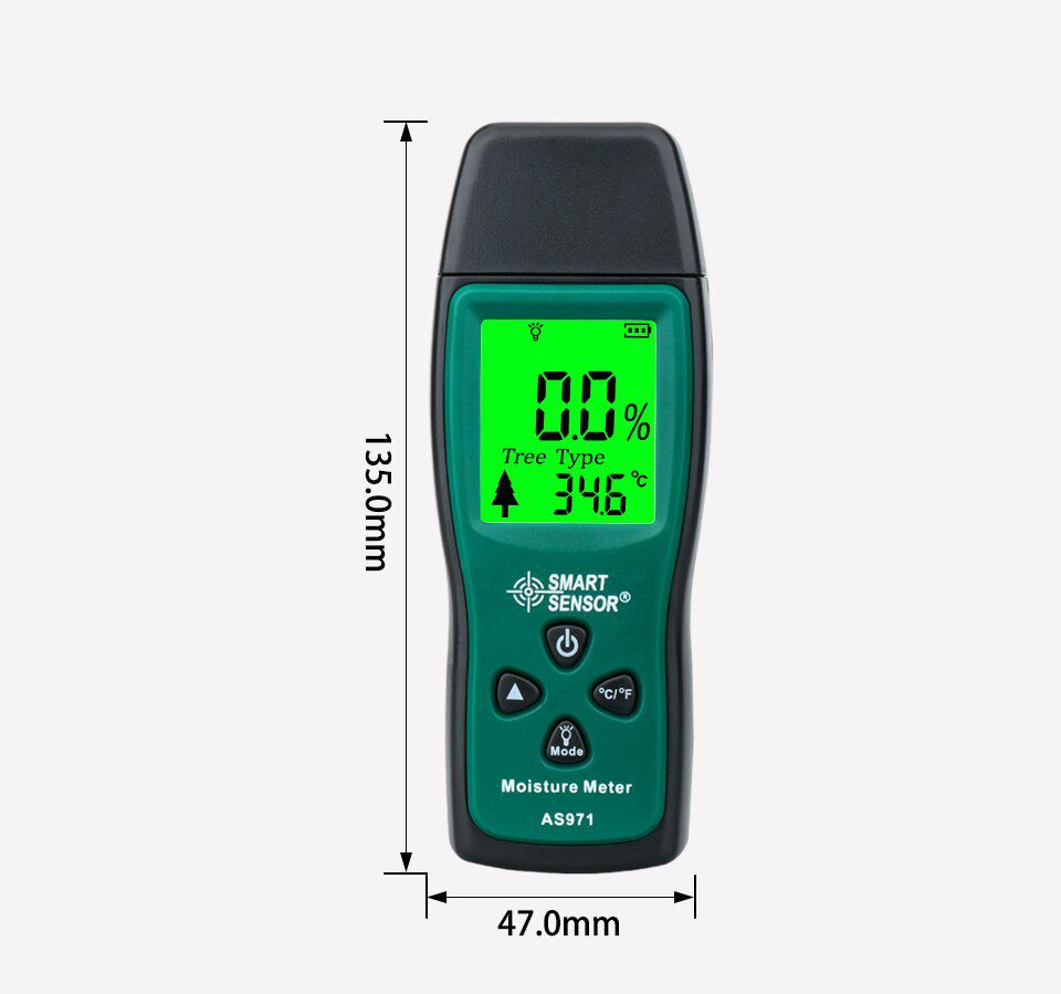 AS971 Digital Wood Moisture Meter