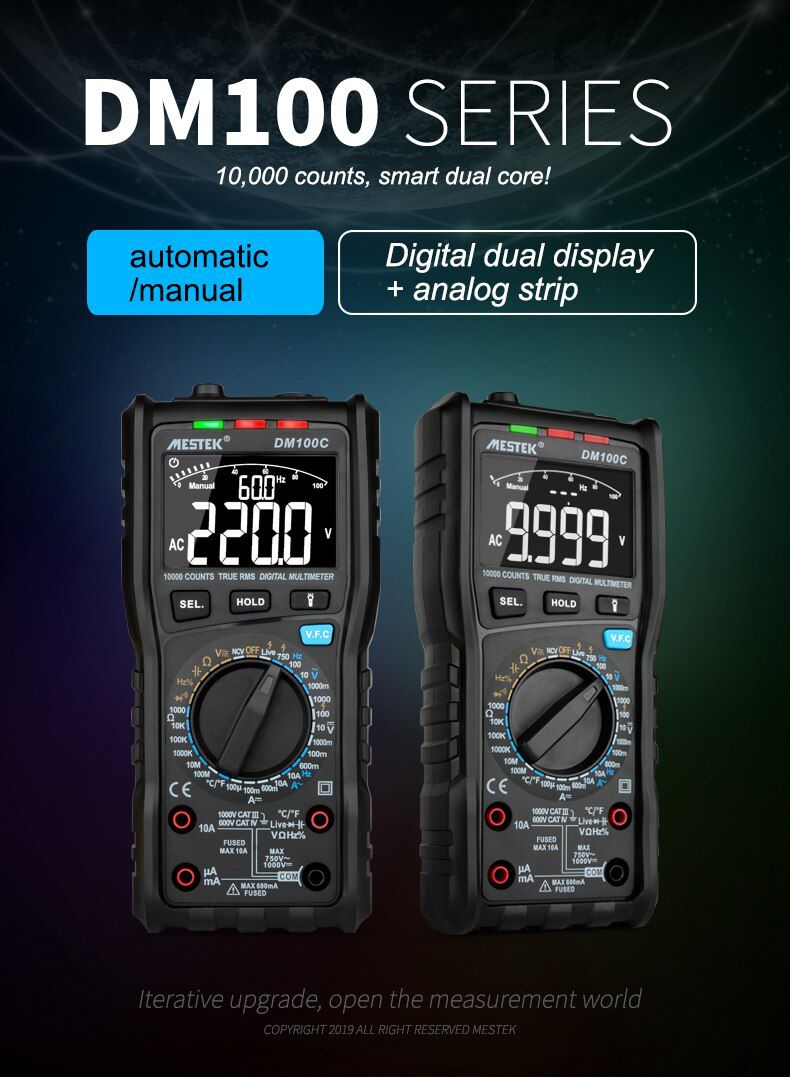 DM100C True-RMS Digital Multimeter