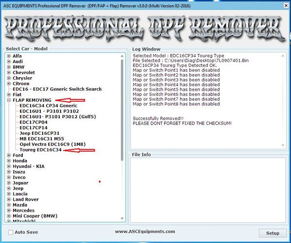 Modifying DPF \ FAP - EGR - FLAP-DTC-5