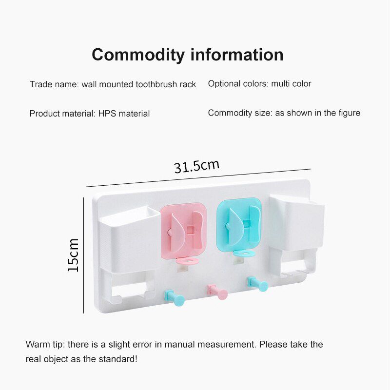 Multi-functional Electric Toothbrush Rack Two Position C