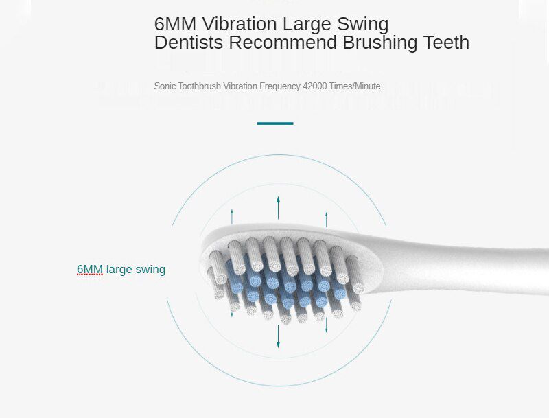 2021 Electric Toothbrush Sonic Brush Head Adult Timer 