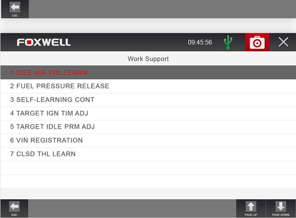 FOXWELL GT80  WORK SUPPORT