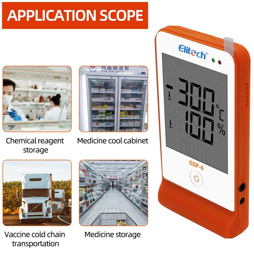 GSP-6 Temperature & Humidity Data Logger 