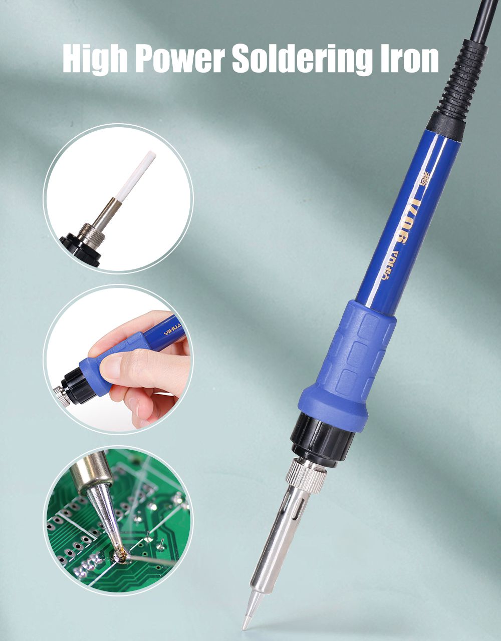 YIHUA 938BD+-I 750W Soldering Iron Station Declined Disp