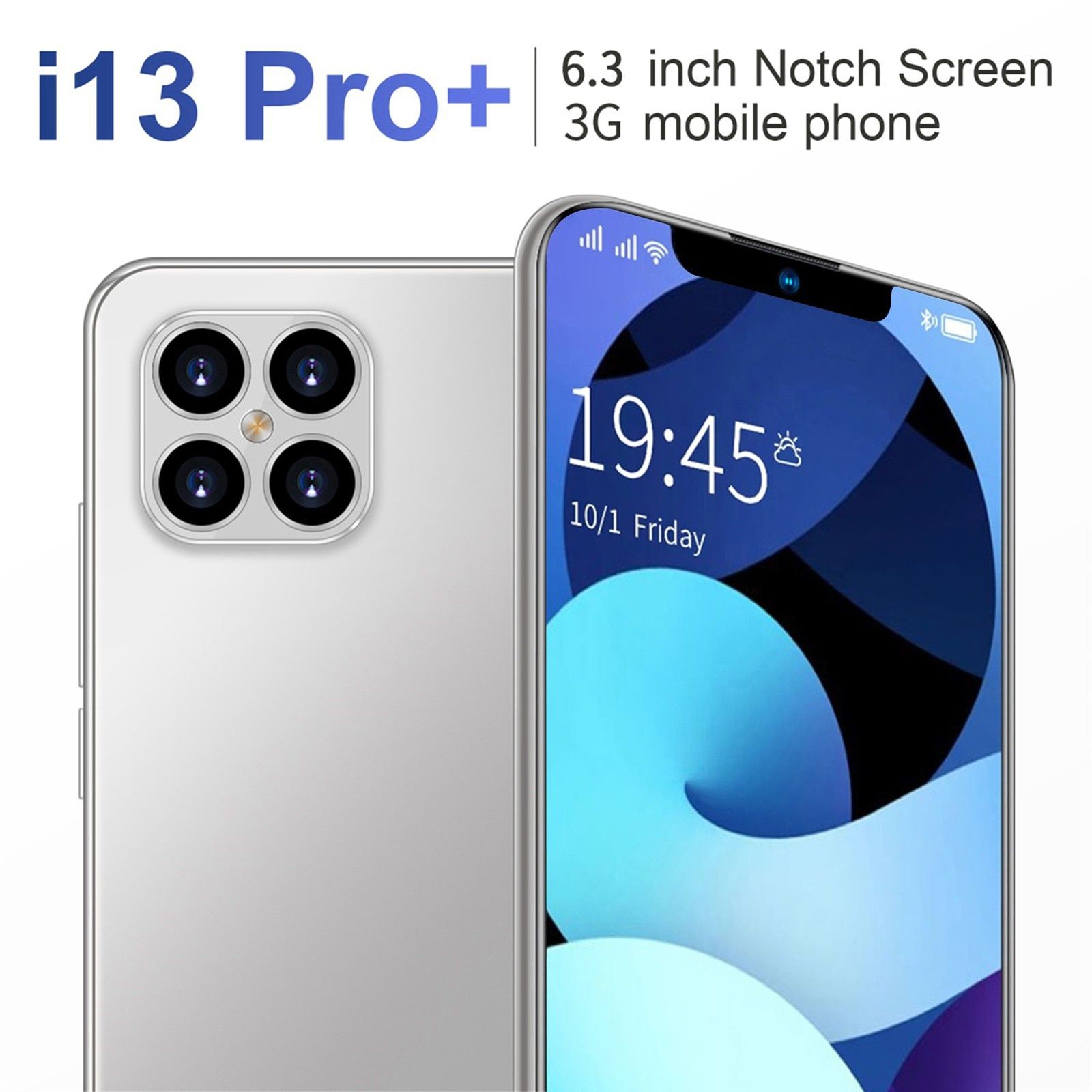 i13 Pro+1GB+8GB Android 8.1 Smartphone Quad-Core 6.3 Inc