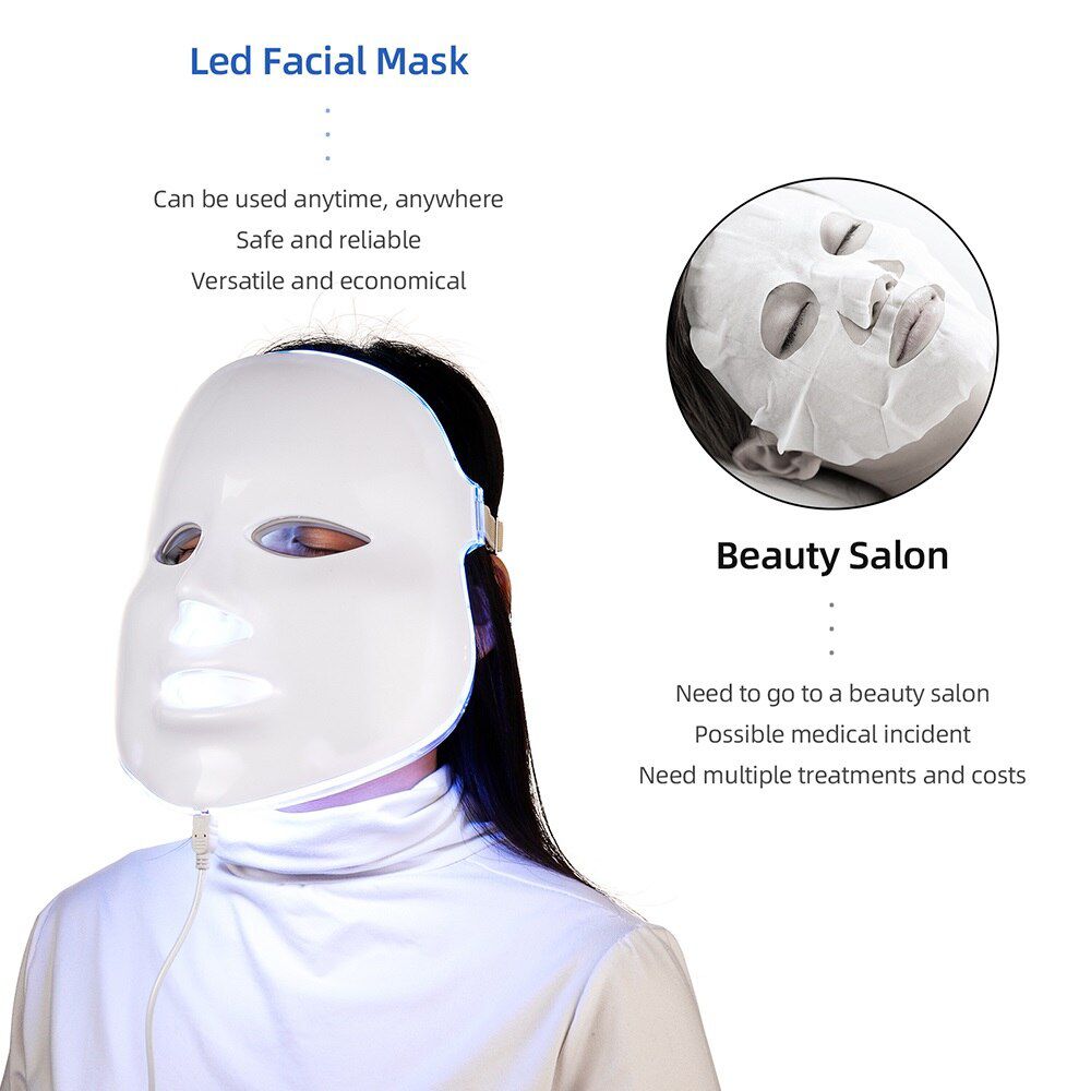 Korean 7 colors LED Facial Mask