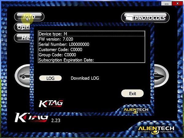 KTAG Firmware V7.020