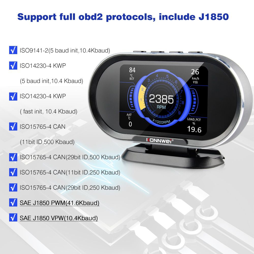 KONNWEI KW206 OBD2 On-Board