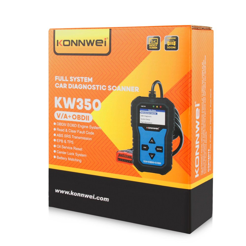 KONNWEI KW350 OBD2 Diagnostic Scanner