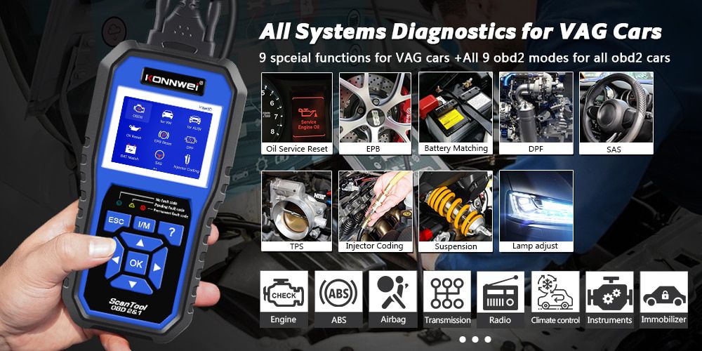 KONNWEI KW450 OBD2 Diagnostic Tool