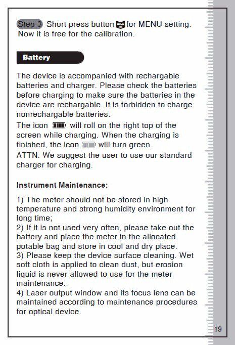 SW-S70/80/100/120 Rechargeabe Laser 