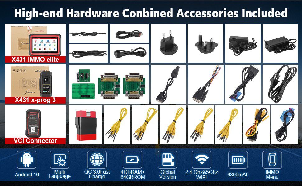 Launch x431 immo elite package