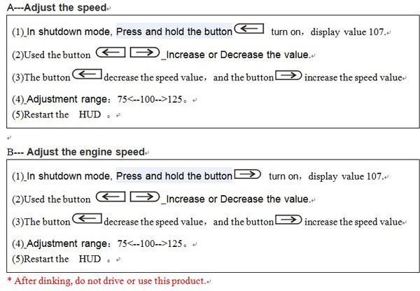 led car hud dead up display 2