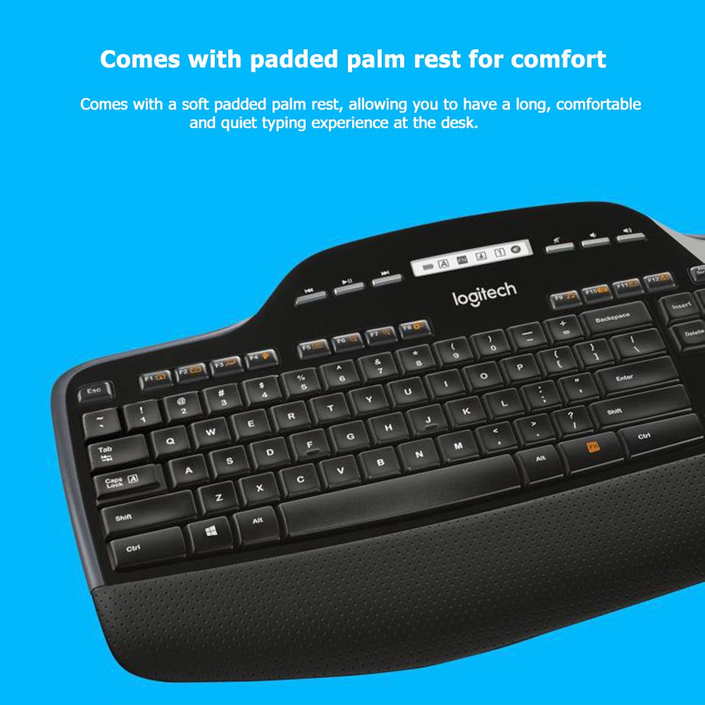 New Logitech MK710 Wireless Keyboard Mouse Set 2.4GHz Er