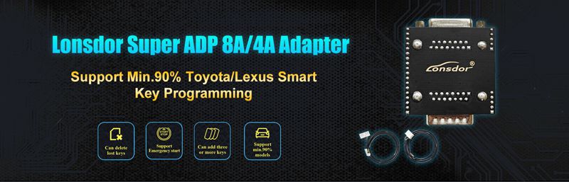 Lonsdor Super ADP 8A/4A Adapter