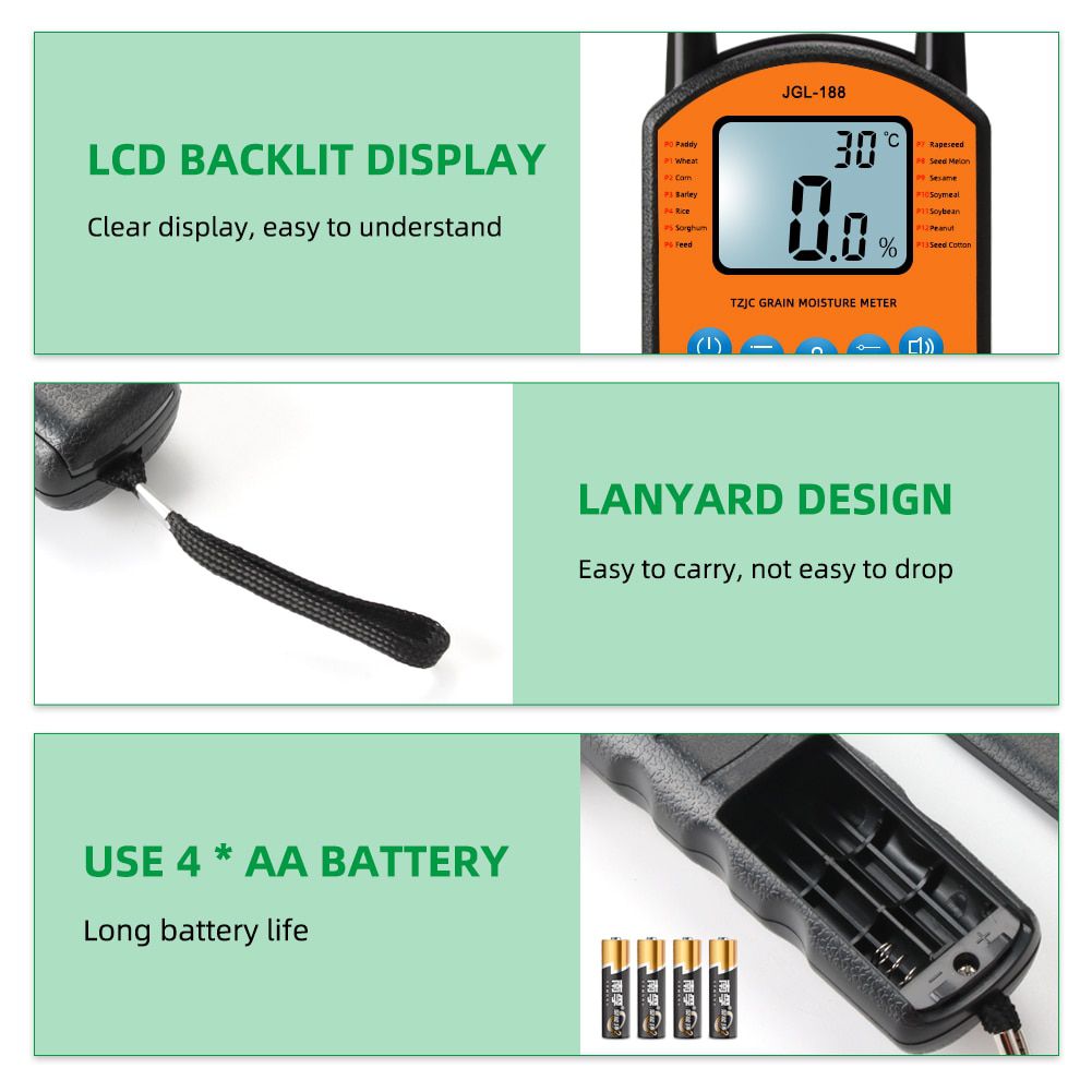 JGL-188 Digital Grain Moisture Meter