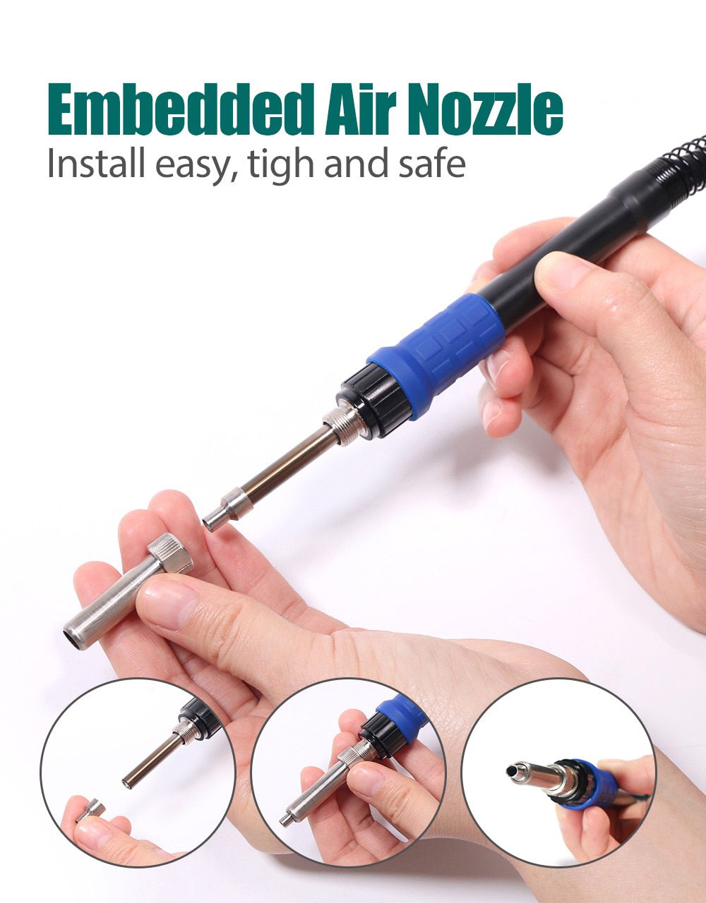 YIHUA 8509 Micro Hot Air Gun