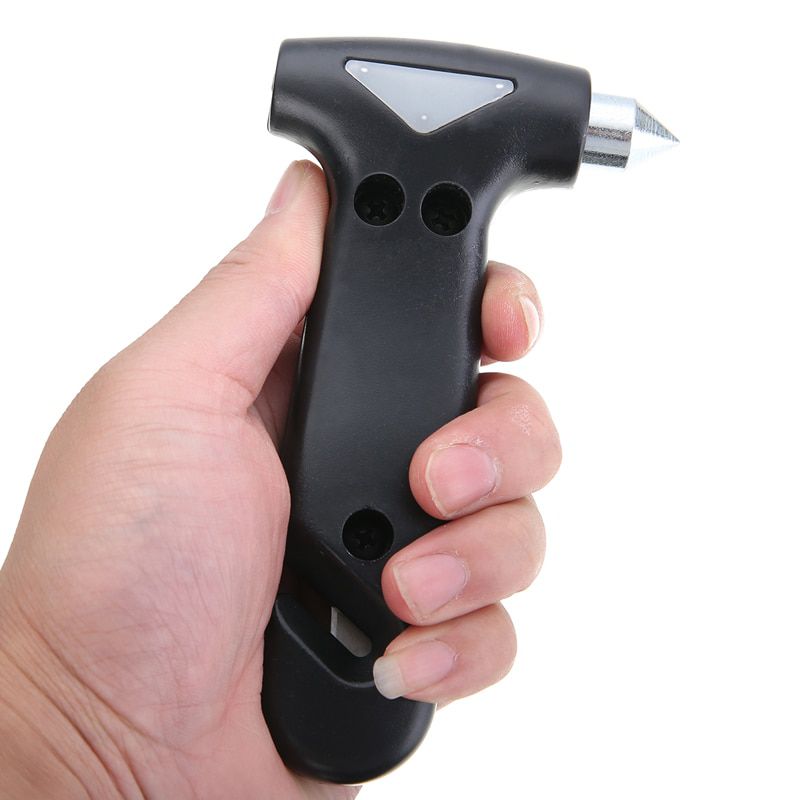 Mini Car Safety Hammer Emergency Car Hammer Car Window Breaker Glass Breaker Seatbelt Cutter for Car Rescue Tool