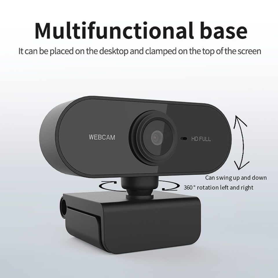 HD 1080P Webcam Mini Computer PC WebCamera