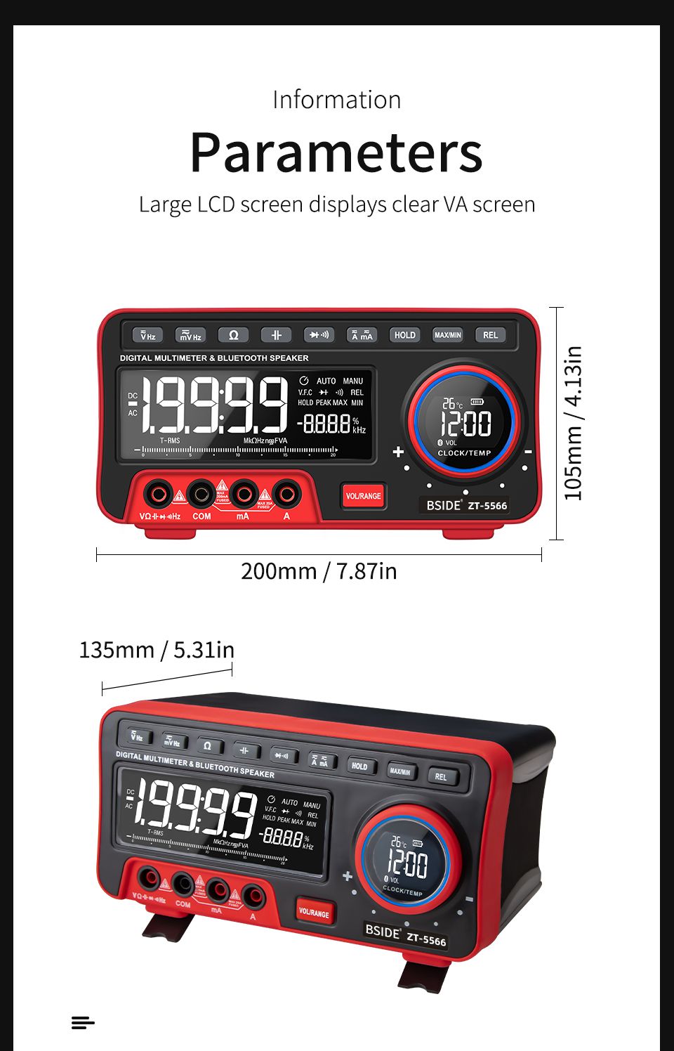 Mini Desktop Multimeter