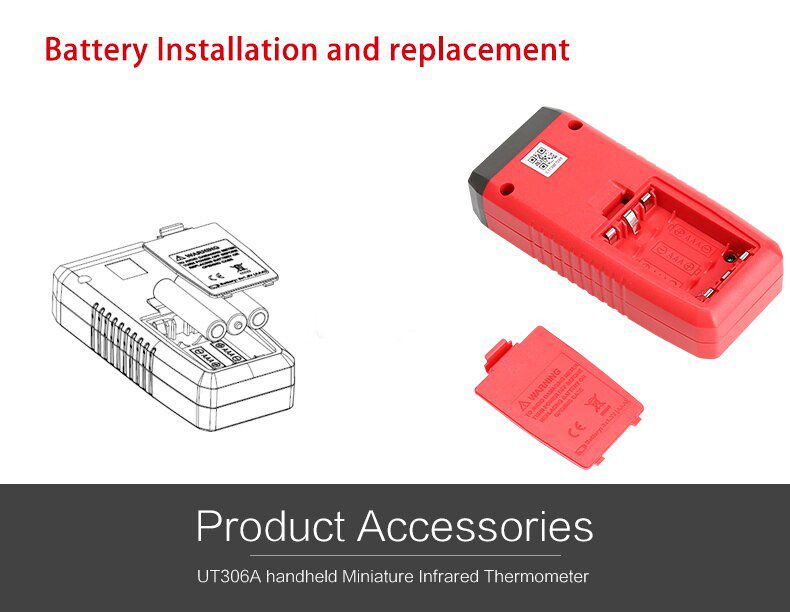 UNI-T UT306A Mini LCD Infrared Thermometer