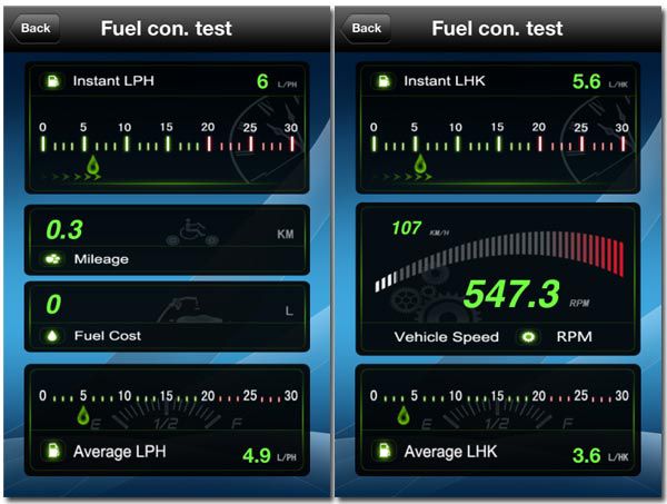 mini smart car trip computer carapp v200