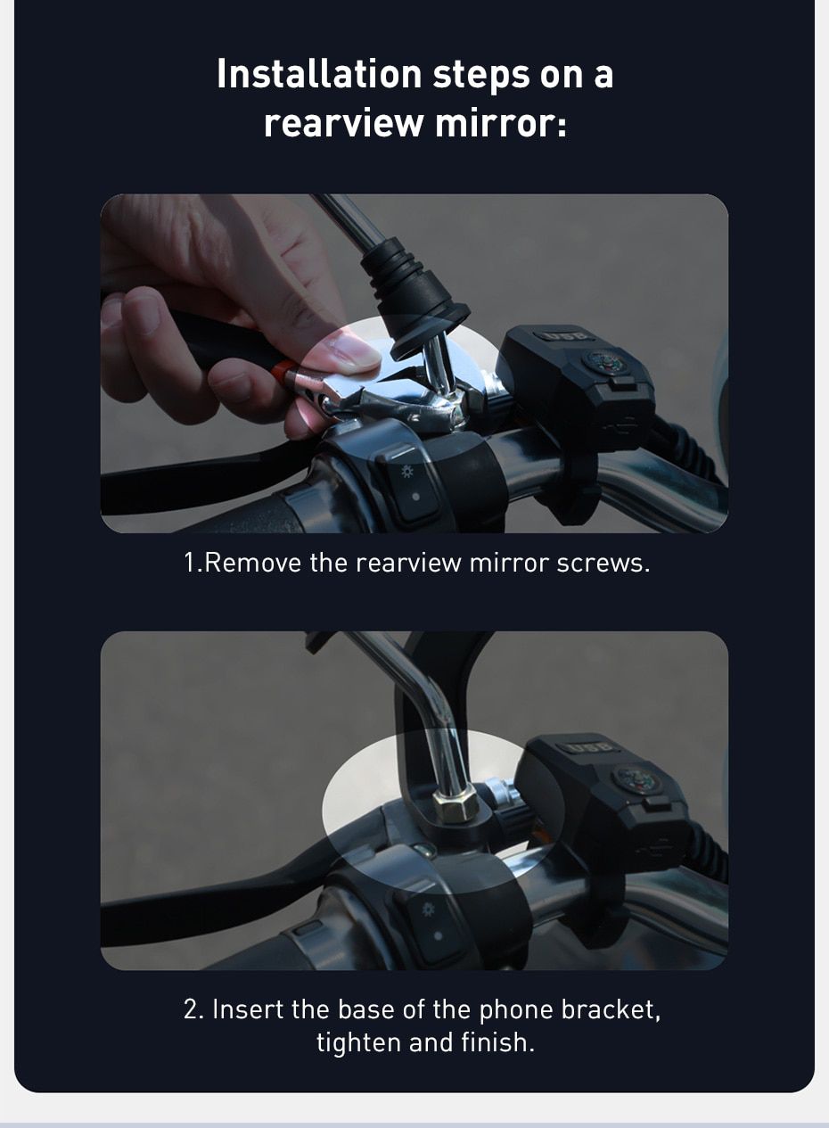 Motorcycle Bike Phone Holder 