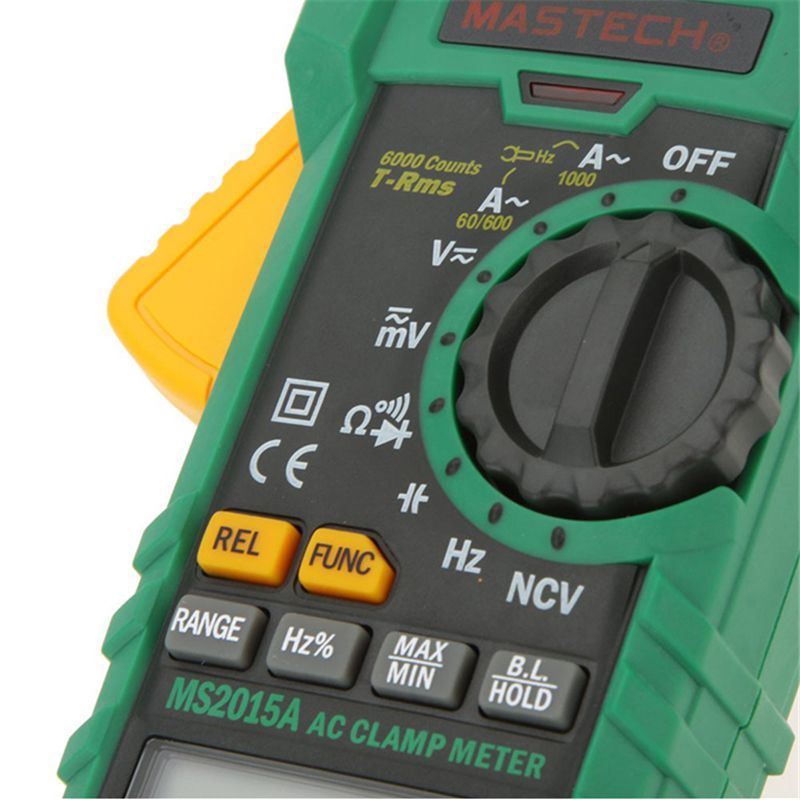 MS2015A Auto Range Digital AC 1000A Current Clamp Meter