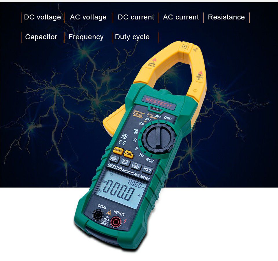 MS2115B Digital current clamp meter