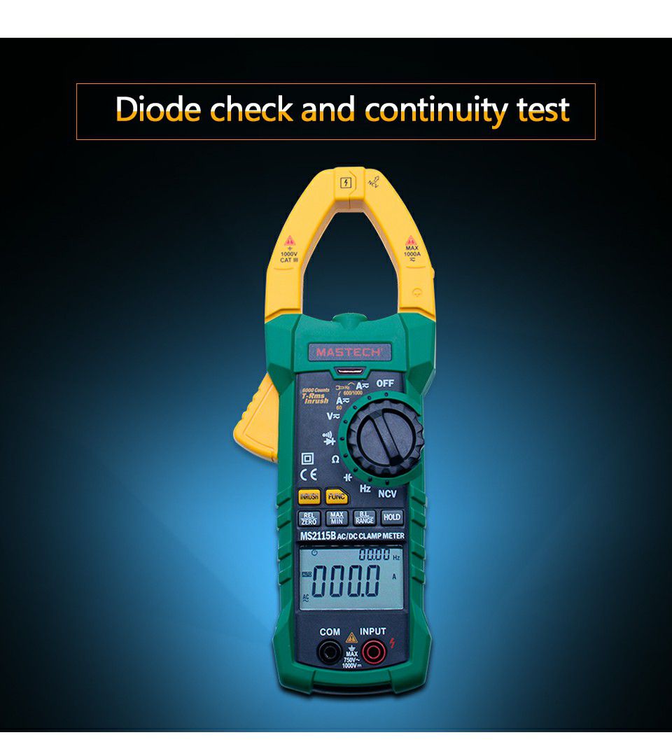 MS2115B Digital current clamp meter