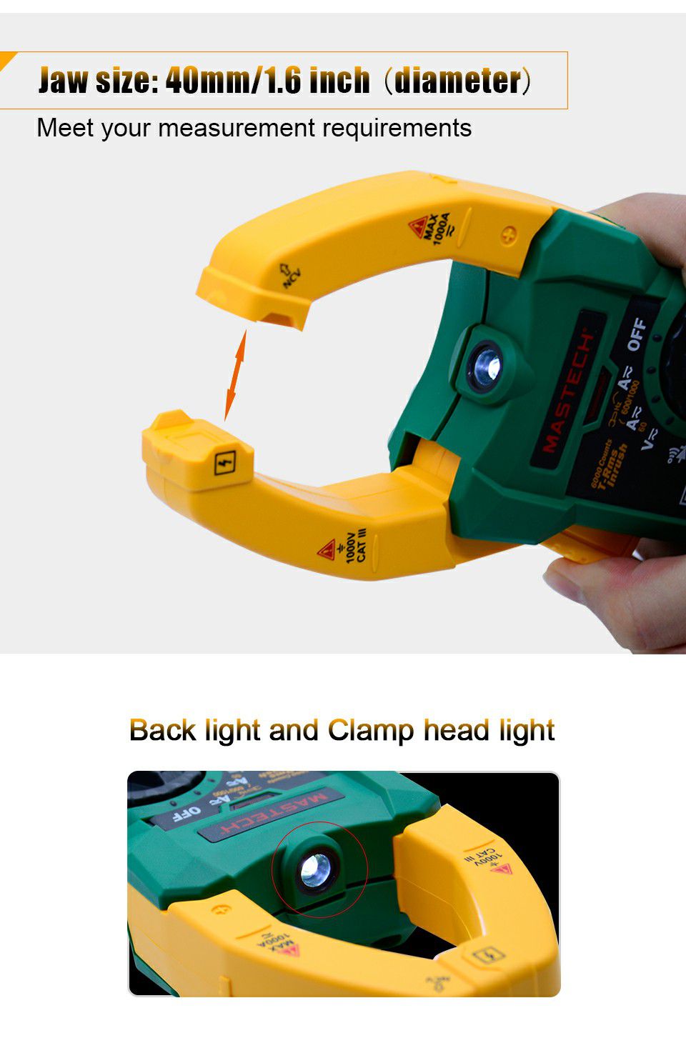 MS2115B Digital current clamp meter