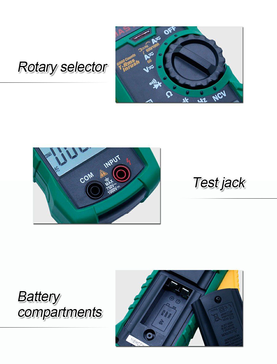 MS2115B Digital current clamp meter