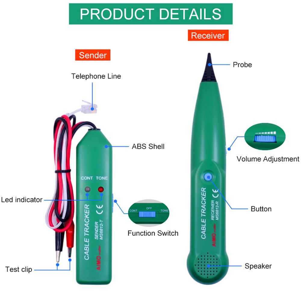 MS6812 Cable Tracker Tester