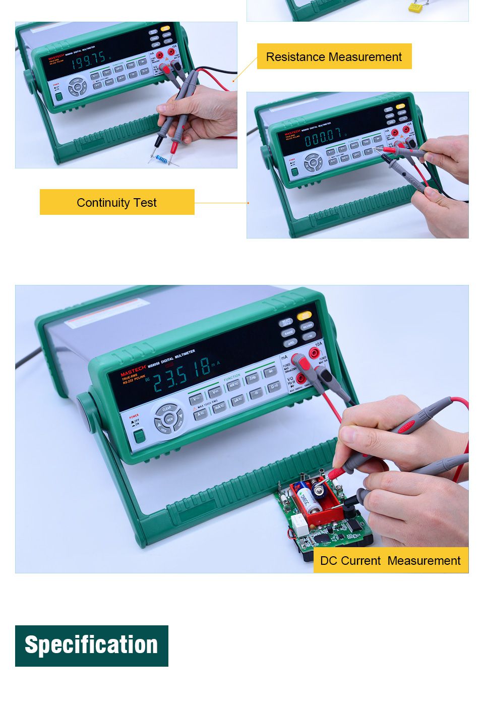 MS8050 5 1/2 Digital Multimeter