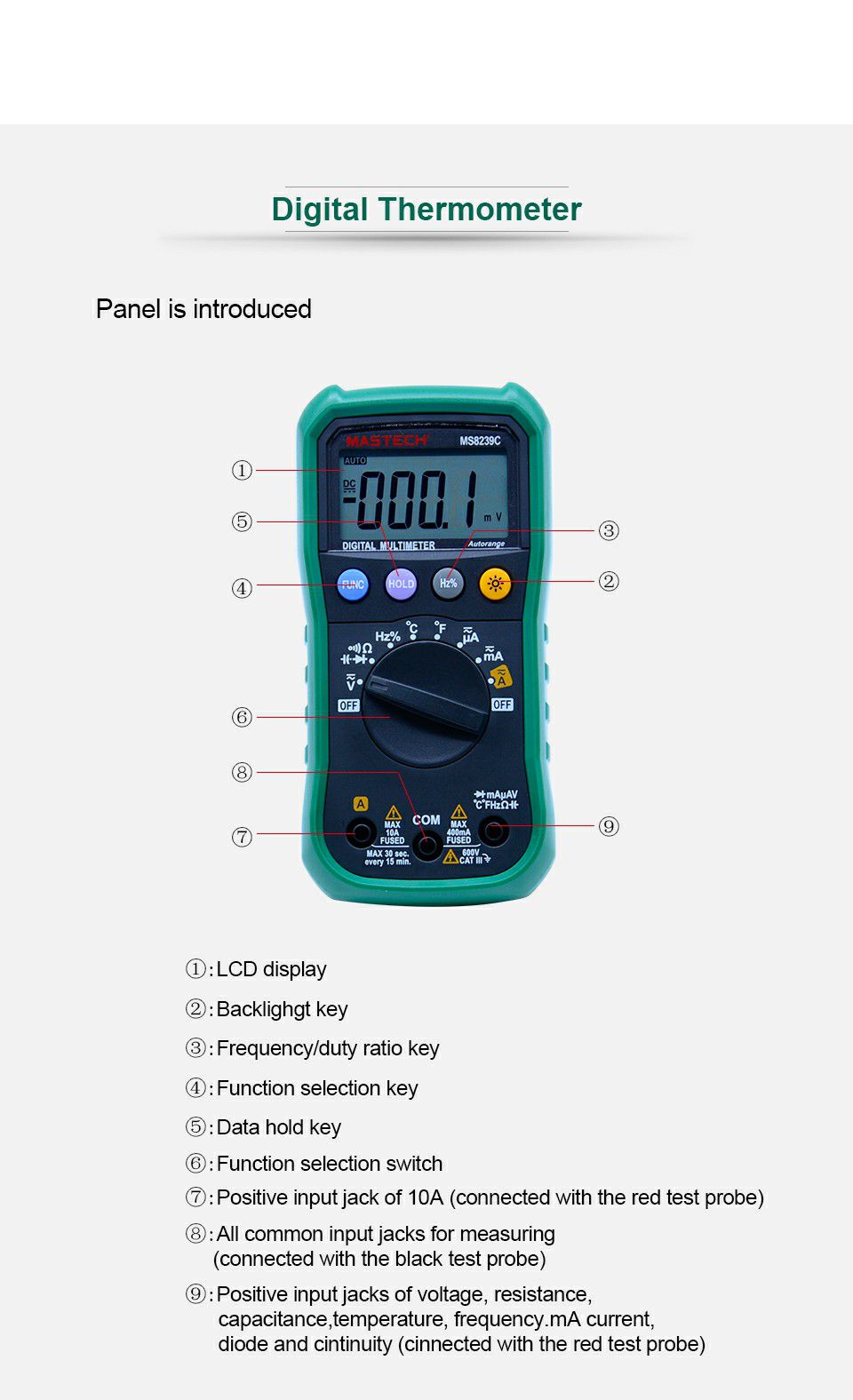 MS8239C Digital Multimeter