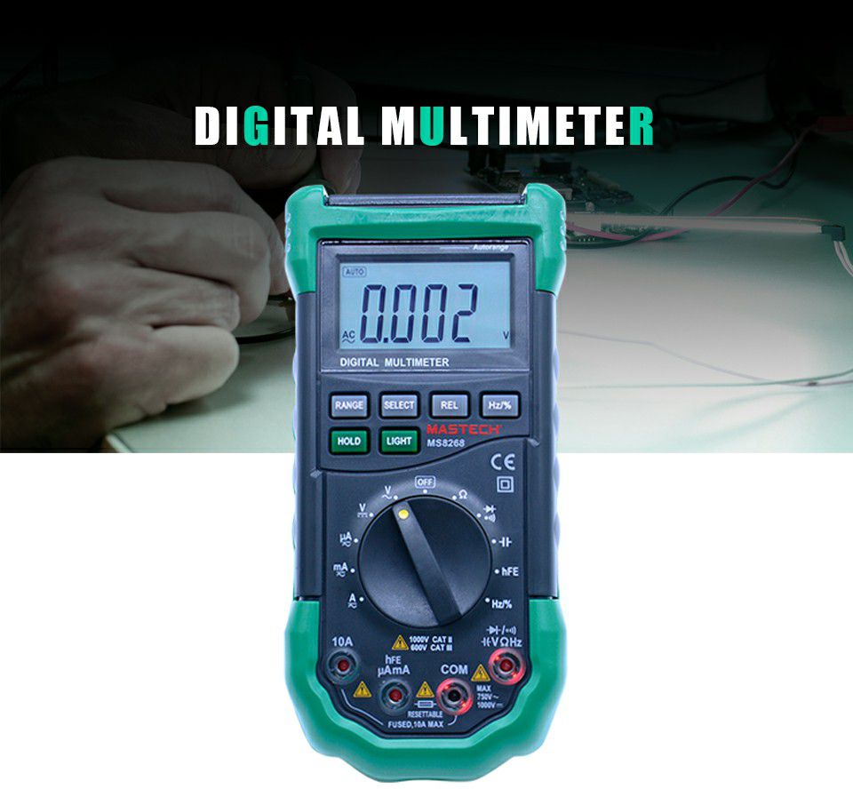 MS8268S Auto Range Digital Multimeter