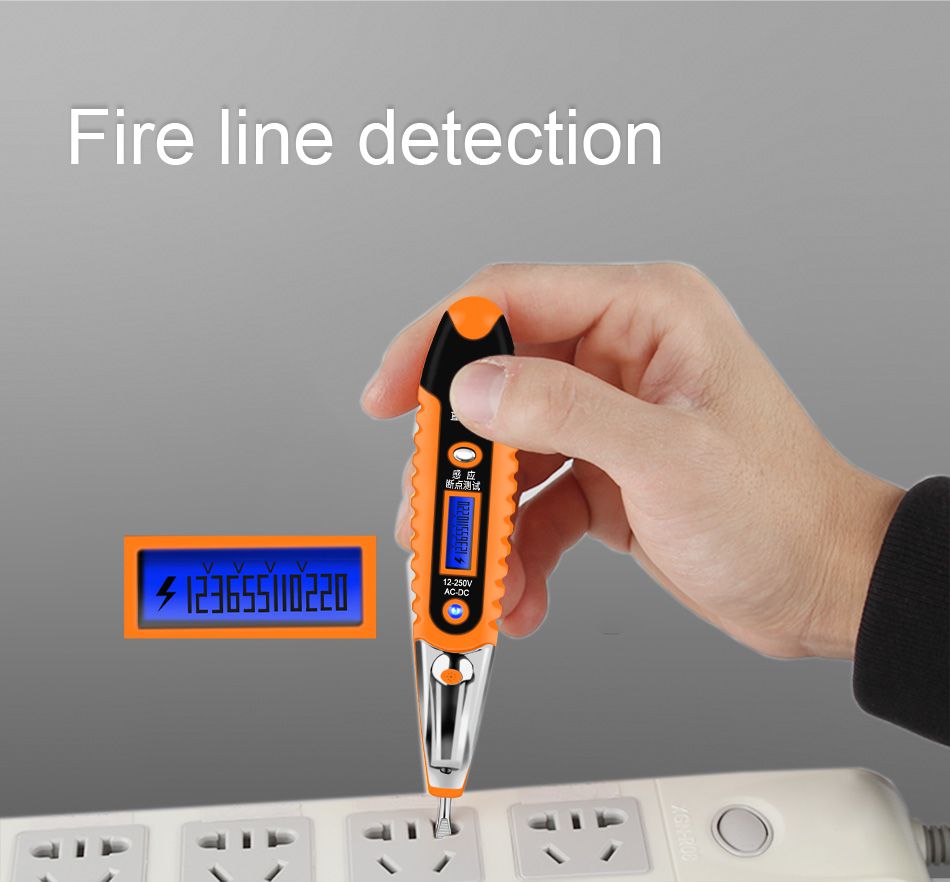 MultiDigital Test Pencil AC DC 12-250V Tester