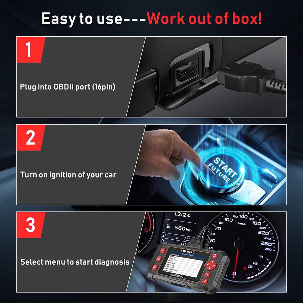 FOXWELL NT604 Elite OBD2 Diagnosis Tool