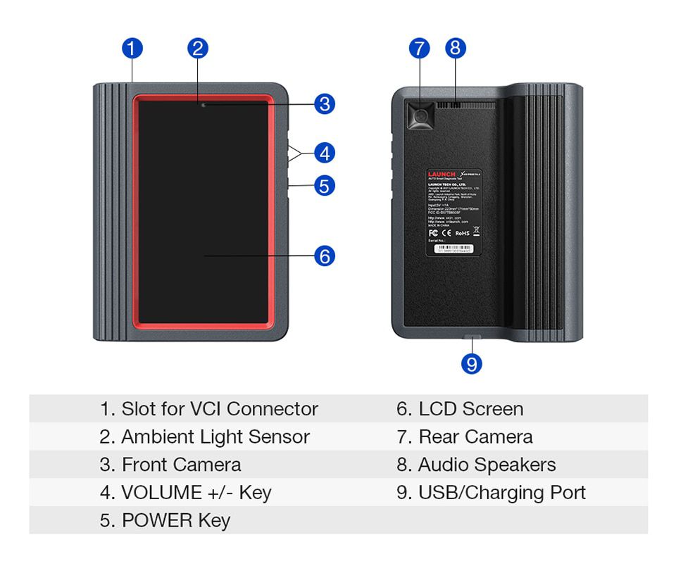 Original LAUNCH X431 PROS V1.0 OBD2 Scanner