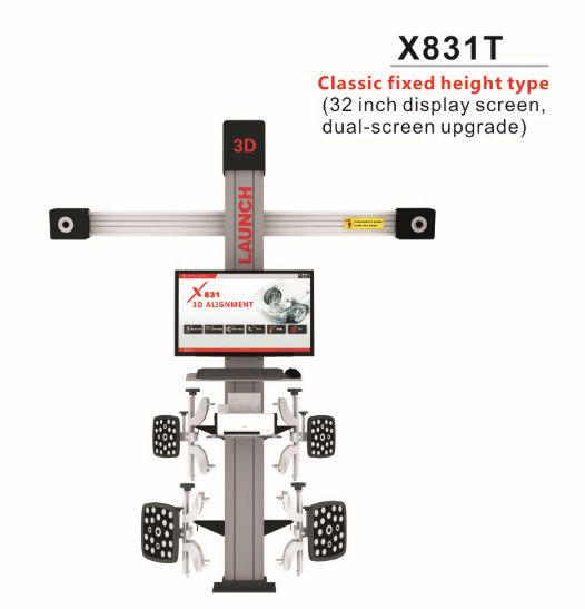 Original LAUNCH X831T 3D 4-Post Car  Alignment Lift Platform