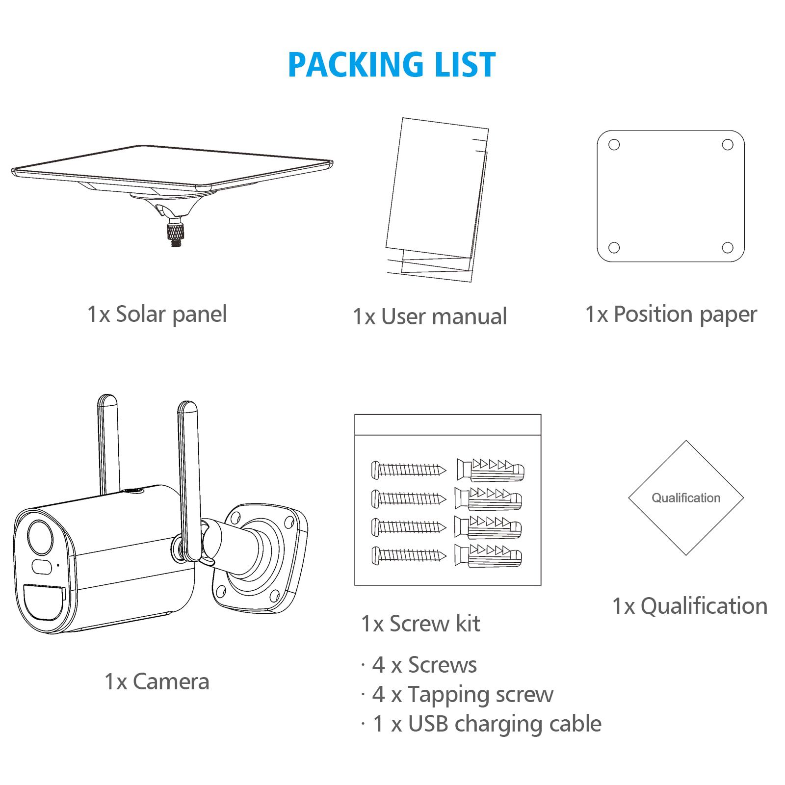 Outdoor Solar IP Camera