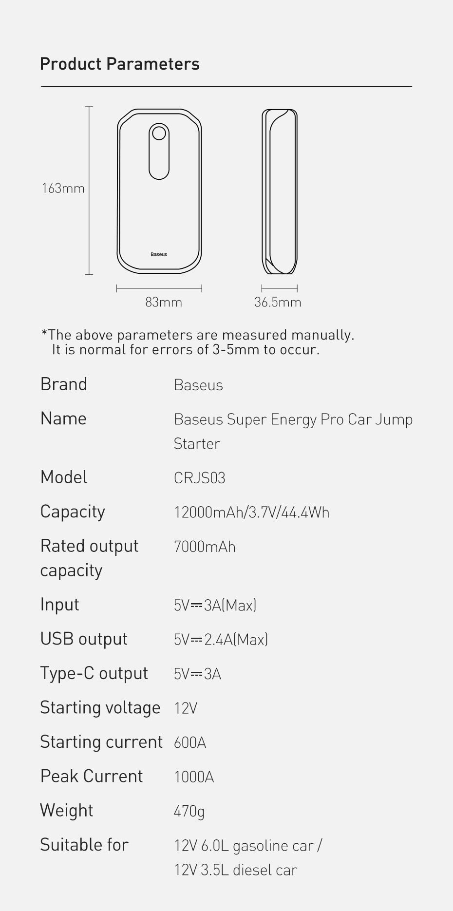 Car Jump Starter 