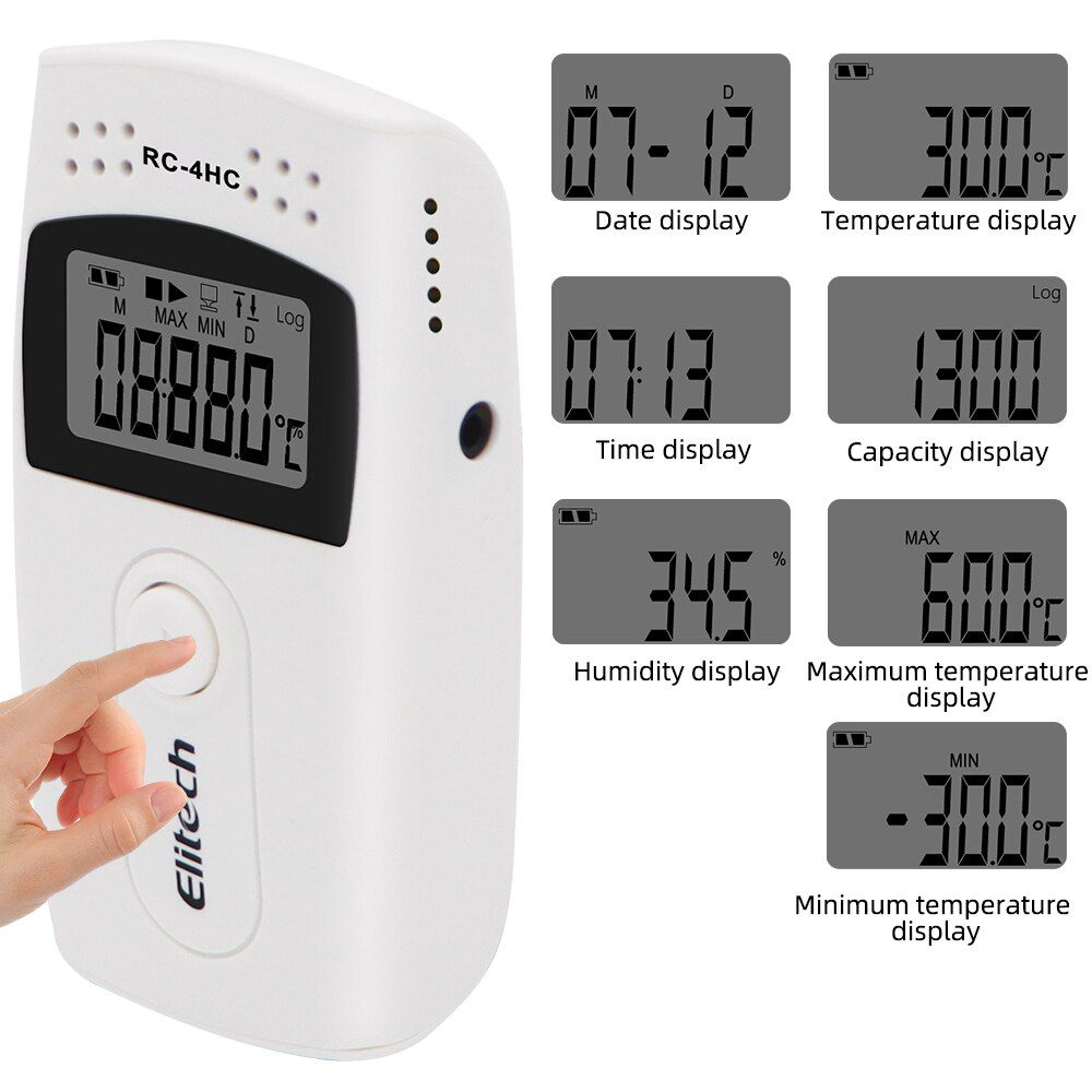 RC-4HC Temperature Humidity Data Logger 