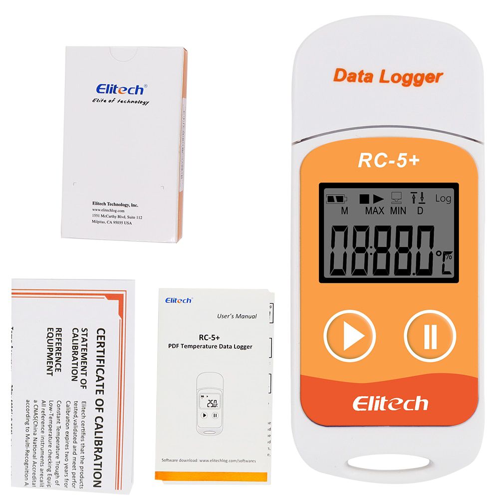 RC-5+ PDF Temperature Data Logger 