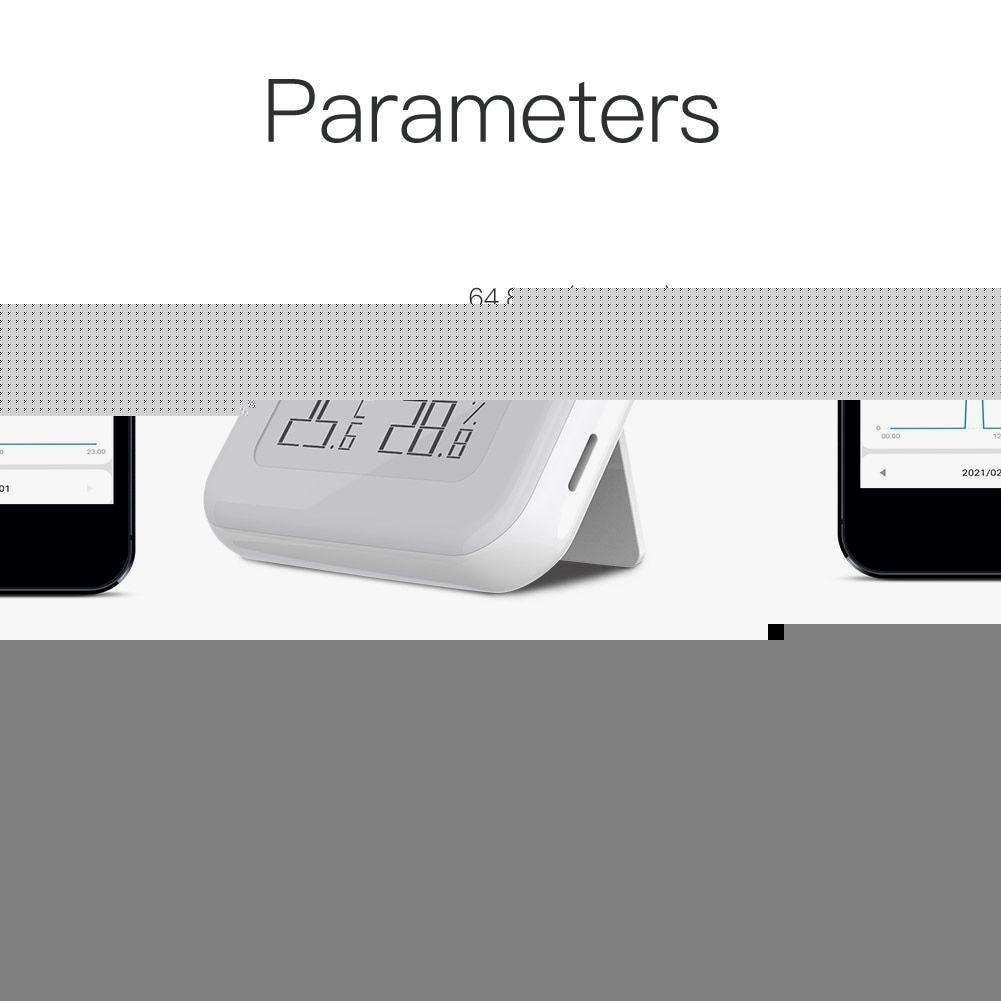 WIFI/ZigBee/BT Tuya Smart Temperature and Humidity Senso