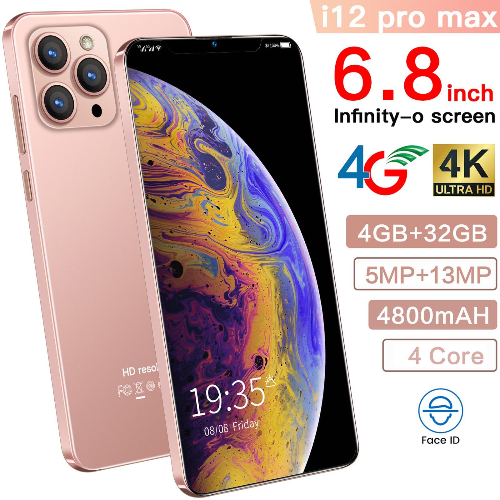 2021 Smartphones I12 Pro Max Smart Phone Unlocked Androi