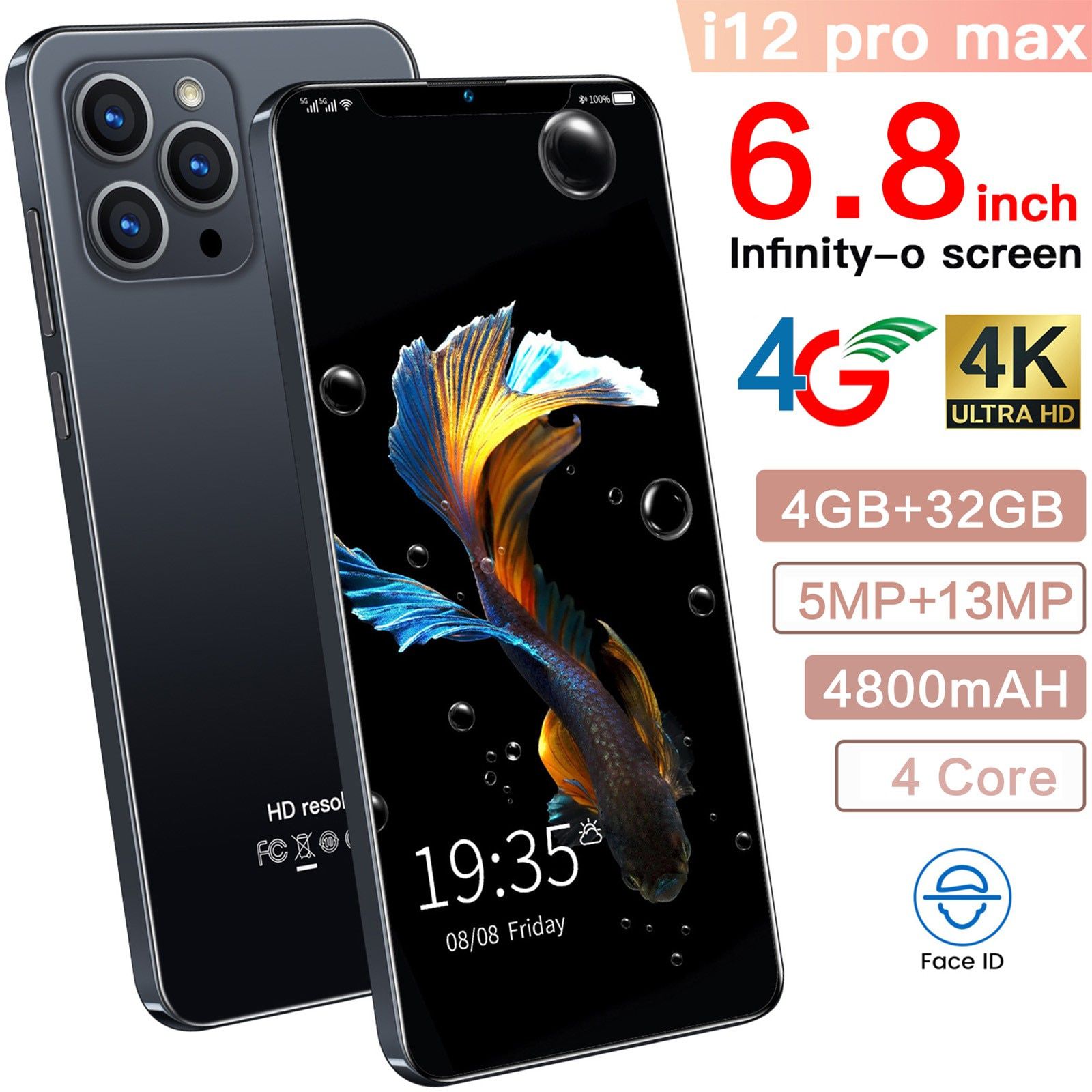 2021 Smartphones I12 Pro Max Smart Phone Unlocked Androi