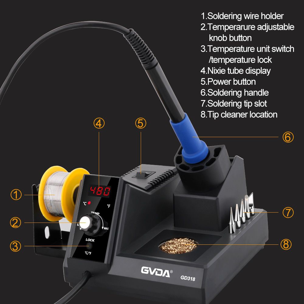 Soldering Station 3S Rapid Heating Soldering Iron Kit We