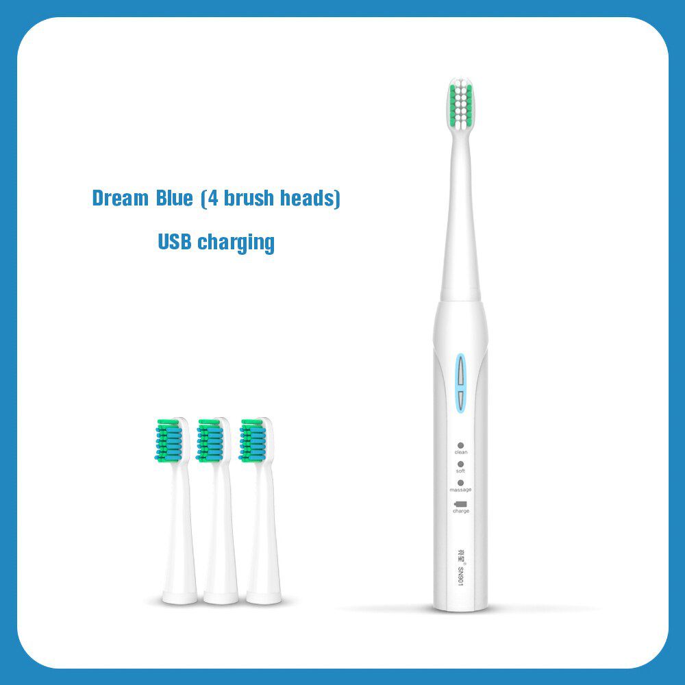 SN901 Sonic Electric Toothbrush Rechargable Vibration Fr